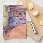 スパイク·カーリー遊ラベル キッチンタオル (四つ折り)