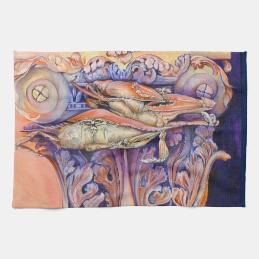 スパイク·カーリー遊ラベル キッチンタオル (横)