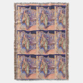 スパイク·カーリー遊ラベル スローブランケット (正面縦)