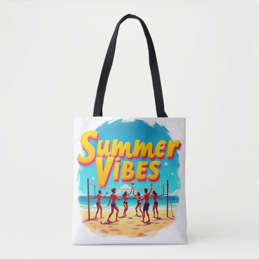 スパイク・ザ・サン: 夏のビビズを解き放て トートバッグ (正面)