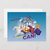 スパイク、トム、ジェリー、捕まえもしてくれ ポストカード (正面/裏面)