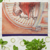 スパイク，ヘビーウェイトの世界チャンピオン キッチンタオル (折り畳み)