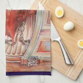 スパイク，ヘビーウェイトの世界チャンピオン キッチンタオル (四つ折り)