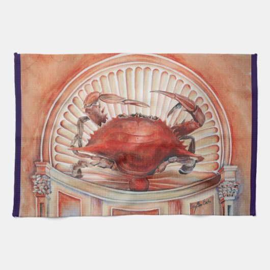 スパイク，ヘビーウェイトの世界チャンピオン キッチンタオル (横)