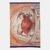 スパイク，ヘビーウェイトの世界チャンピオン キッチンタオル (縦)