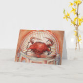 スパイク、ヘビーウェイトの世界チャンピオン、CAへの挨拶 カード (黄色い花)