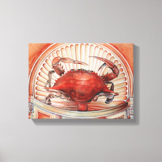 スパイク、重量級ワールドチャンピオン キャンバスプリント (正面)