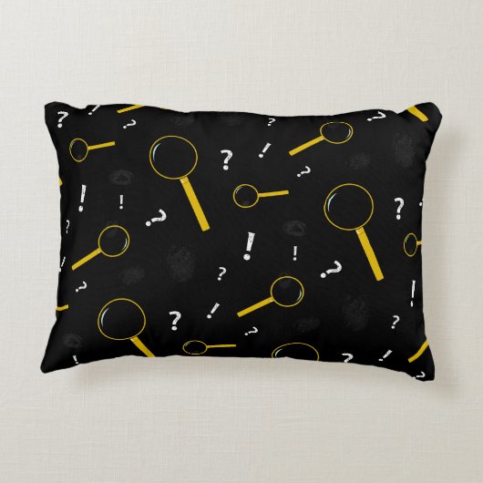 スパイグラス探偵及び指紋犯罪現場 アクセントクッション (裏面)