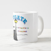 スパイゲート(外は雨) ジャンボコーヒーマグカップ (正面右)