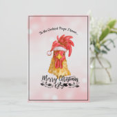 スパイシーおもしろいチキンメリークリスマス シーズンカード (スタンド正面)