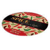 スパイシーおもしろいホットペッパー赤緑色 カッティングボード (角)