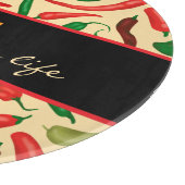 スパイシーおもしろいホットペッパー赤緑色 カッティングボード (角)