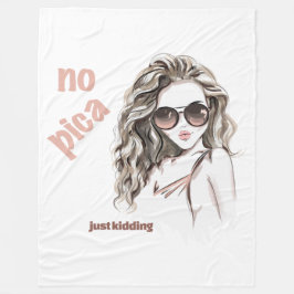 スパイシーではない フリースブランケット