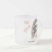 スパイシーではない フロストグラスマグカップ (正面右)