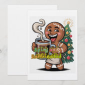 スパイシーでカフェイン入り 招待状 (正面/裏面)