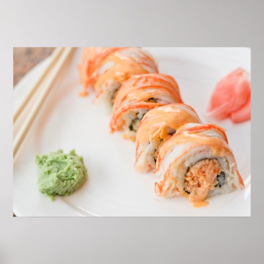 スパイシーなカニ寿司 ポスター (正面)