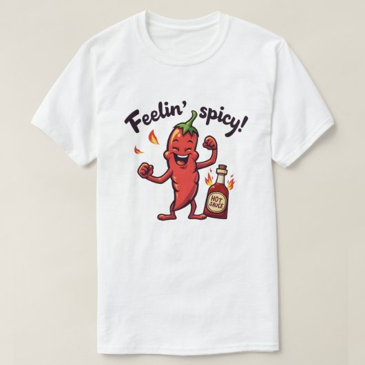 スパイシーなコショウを感じる Tシャツ (デザイン正面)