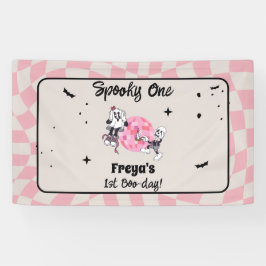 スパイシーなゴースト ハロウィン ファースト バースデー 横断幕