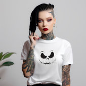 スパイシーなスケルトンの顔 Tシャツ