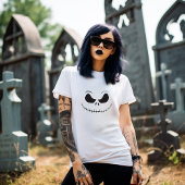 スパイシーなスケルトンの顔 Tシャツ