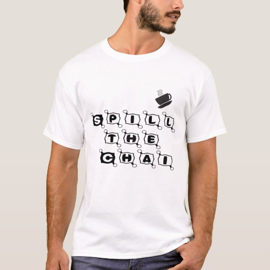 スパイシーなチャイの面白い引用 Tシャツ (正面)