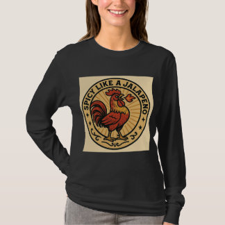 スパイシーなトウガラシの雄鶏 シンコデマヨ Tシャツ