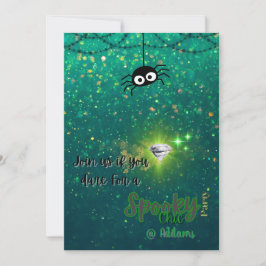 スパイシーなハロウィンパーティーの招待状 招待状