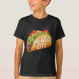 スパイシーなメキシコシティ、おいしいタコ、Natasha Us Tシャツ