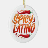 スパイシーなラテン系の世界秩序 セラミックオーナメント (右)