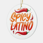 スパイシーなラテン系の世界秩序 セラミックオーナメント (左)