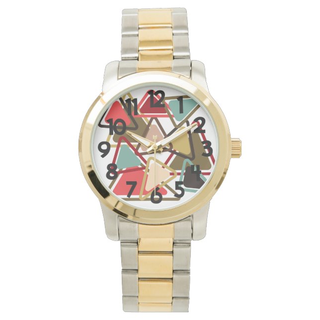 スパイシーな三角形 腕時計 (正面)