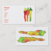 スパイシーな名刺テンプレート 名刺 (正面/裏面)