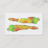 スパイシーな名刺テンプレート 名刺 (裏面)