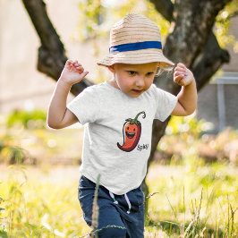 スパイシーな唐辛子 トドラーTシャツ