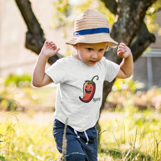 スパイシーな唐辛子 トドラーTシャツ