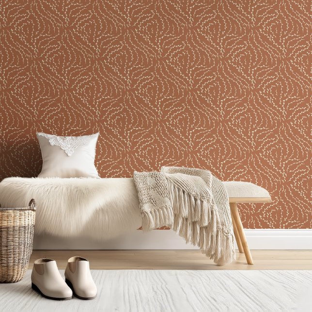 スパイシーな波状つる植物 壁紙 (クリエイターアップロード済み)