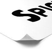 スパイシーな肉ボール ポスター (角)