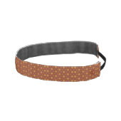 スパイシーな茶色の黄色のマサラパターン アスレチックヘッドバンド (右)