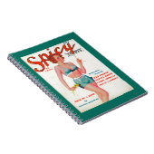 スパイシーな雑誌表紙 ノートブック (右側)