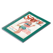 スパイシーな雑誌表紙 ノートブック (左側)