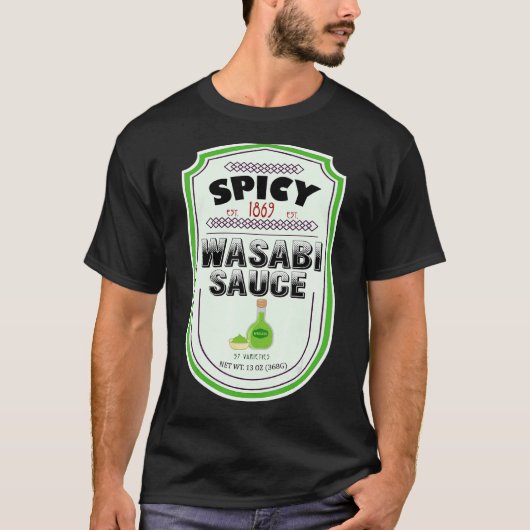スパイシーわさびソースボトル Tシャツ (正面)