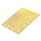 スパイシーイエローダリア写真 ノートパッド (アングル)