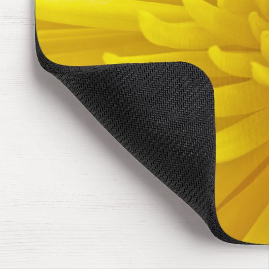 スパイシーイエローダリア写真 マウスパッド (コーナー)