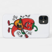 スパイシーギターペッパーデザイン Case-Mate iPhoneケース (裏面(横))