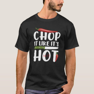 スパイシークッキング - 調理はホットに! キッチンアイテム Tシャツ