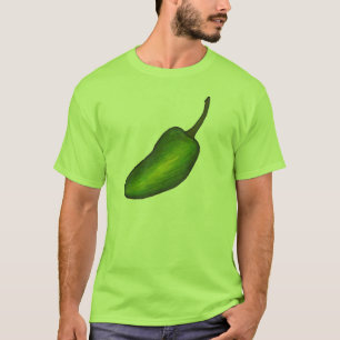 スパイシーグリーンホットハラペーノペッパー野菜ベジエ Tシャツ