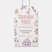 スパイシーゴーストのファーストバースデーありがとう ギフトタグ (正面)