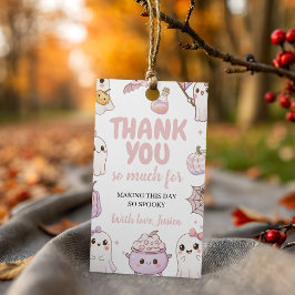 スパイシーゴーストのファーストバースデーありがとう ギフトタグ