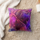 スパイシーシャイニーグラスシャード抽象デザイン クッション (ブランケット)