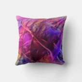 スパイシーシャイニーグラスシャード抽象デザイン クッション (裏面)